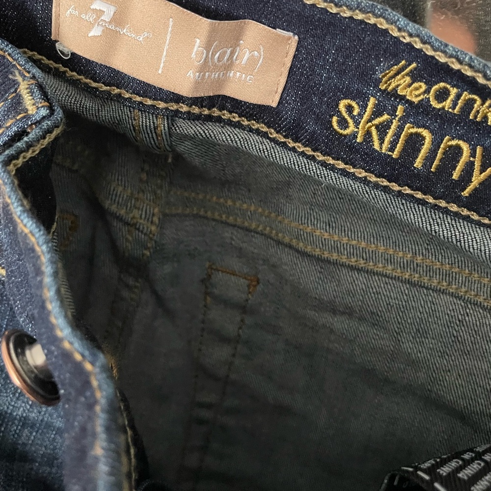 7 for all mankind Blair skinny jeans size 24